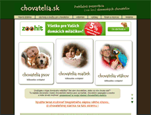 Tablet Screenshot of chovatelia.sk
